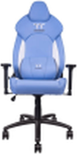 Thermaltake V Comfort Καρέκλα Gaming Δερματίνης με Ρυθμιζόμενα Μπράτσα Μπλε / Λευκό
