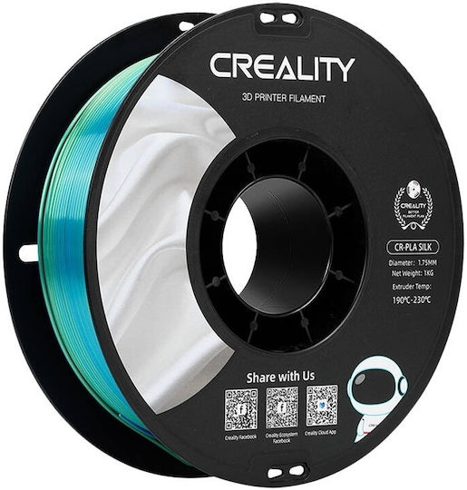 Creality3D PLA 3D Printer Filament 1.75mm blue-green 1kg 3301120011