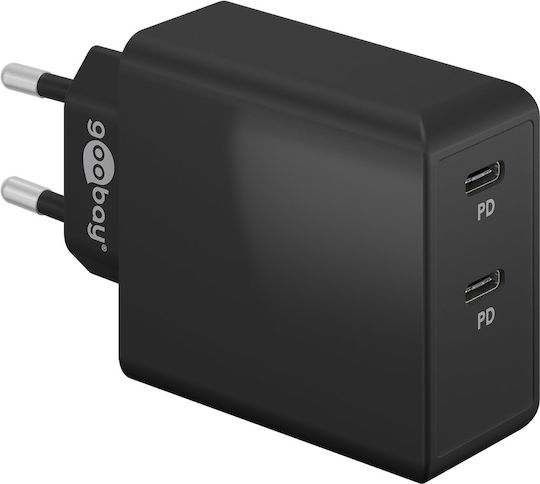 Goobay Φορτιστής Χωρίς Καλώδιο με Θύρα USB-C 36W Power Delivery Μαύρος (61757)