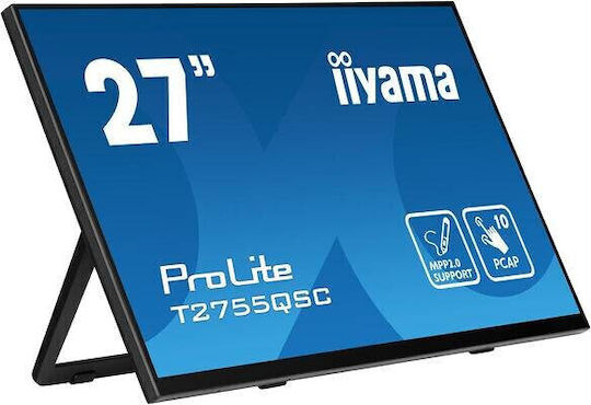 Iiyama Prolite IPS Touch Monitor 27" QHD 2560x1440 με Χρόνο Απόκρισης 5ms GTG