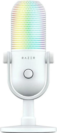 Razer Seiren V3 Chroma Δυναμικό Μικρόφωνο USB Επιτραπέζιο για Studio σε Λευκό Χρώμα