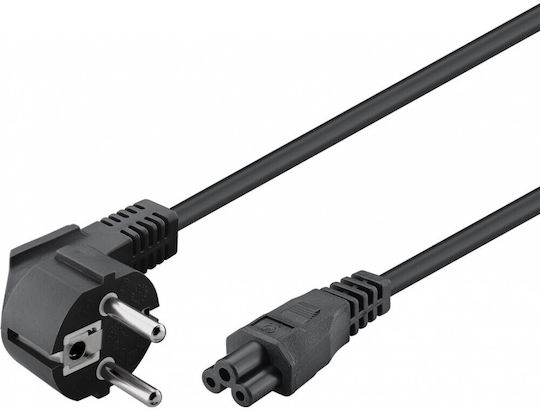 Goobay Schuko - IEC C5 Cable 1.8m Μαύρο 68004