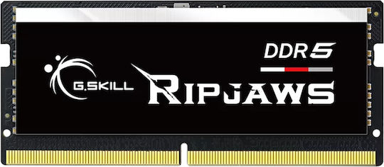 G.Skill Ripjaws DDR5 με Module 1x32GB και Ταχύτητα 5600 για Laptop F5-5600S4040A32GX1-RS