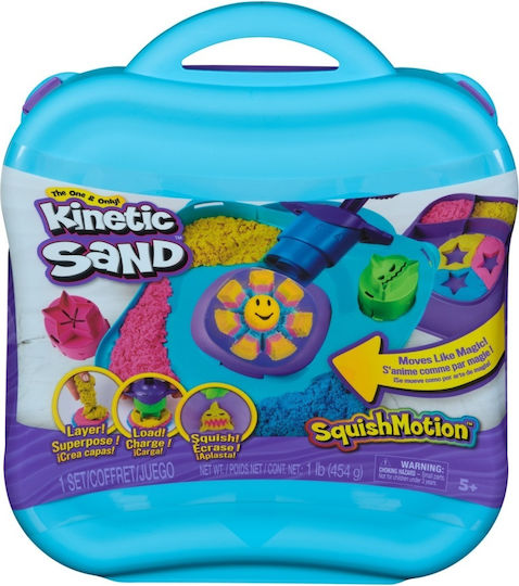Spin Master Παιχνίδι Κατασκευών με Άμμο Kinetic Sand Squishmotion Set για Παιδιά 3+ Ετών 6069401