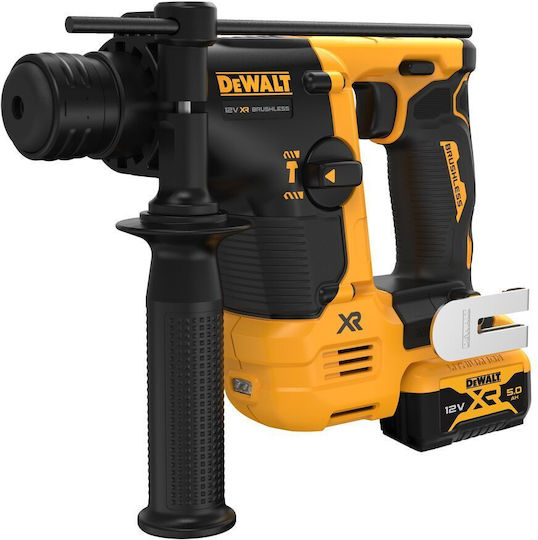 Dewalt Κρουστικό Σκαπτικό Πιστολέτο Μπαταρίας Brushless 12V 2x5Ah με Υποδοχή SDS Plus DCH072P2-QW