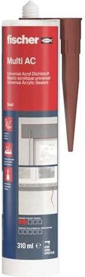 fischer Ακρυλική Σιλικόνη Καφέ 310ml 53112