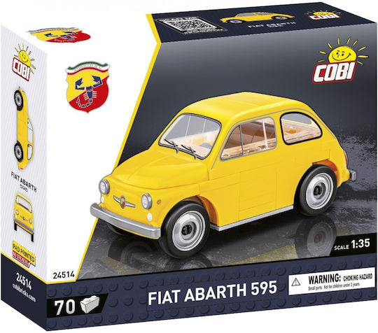 Cobi Τουβλάκια Fiat Abarth 595 για 6+ Ετών 70τμχ