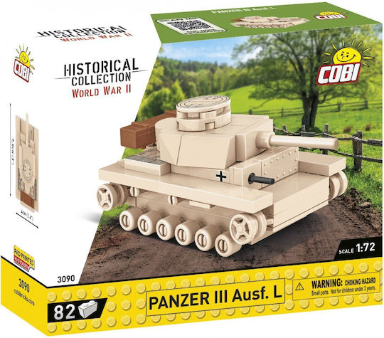 Cobi Τουβλάκια Panzer III Ausf.L για 6+ Ετών 82τμχ