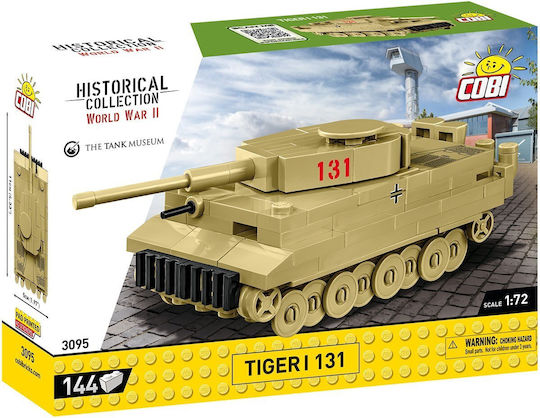 Cobi Τουβλάκια Tiger I 131 για 6+ Ετών 144τμχ