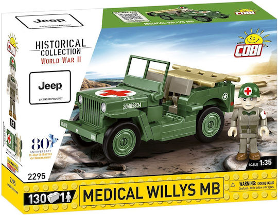 Cobi Τουβλάκια Medical Willys MB για 6+ Ετών 130τμχ