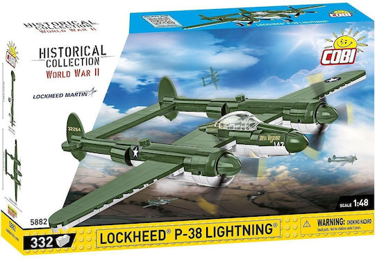 Cobi Τουβλάκια Lockheed P-38 Lightning για 6+ Ετών 332τμχ