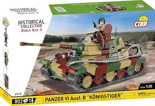 Cobi Τουβλάκια Panzer VI Ausf. B King Tiger για 9+ Ετών 802τμχ