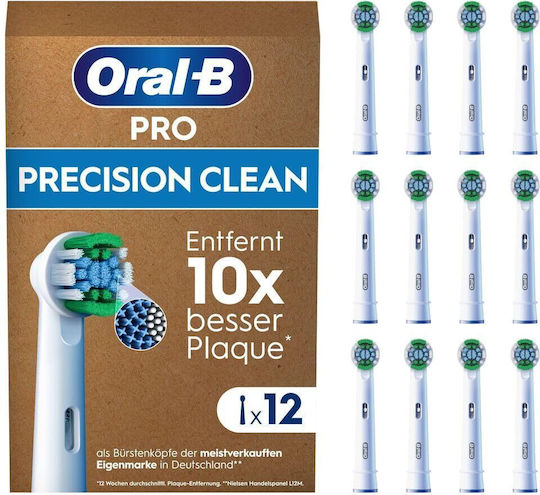 Oral-B Pro Precision Clean Ανταλλακτικές Κεφαλές για Ηλεκτρική Οδοντόβουρτσα 12τμχ