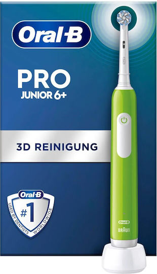 Oral-B Junior Ηλεκτρική Οδοντόβουρτσα για 6+ Χρονών Πράσινο