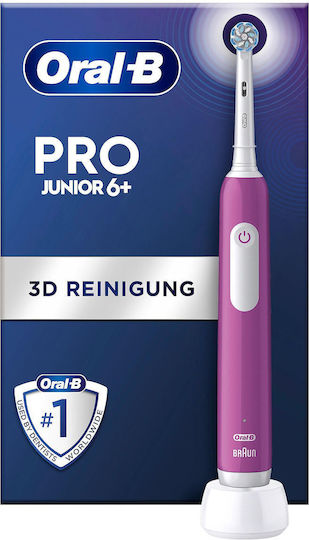 Oral-B Junior Ηλεκτρική Οδοντόβουρτσα για 6+ Χρονών Μωβ