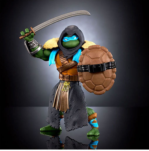 Motu X Tmnt Turtles Grayskull Action Figure Stealth Armor Leonardo 14 Cm