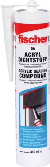 fischer Σφραγιστική Σιλικόνη Ξύλου Λευκή 310ml 053110