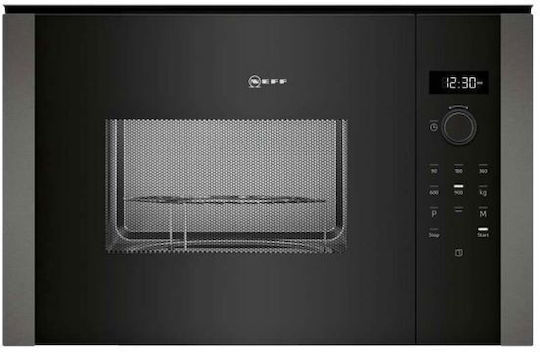 Neff HLAGD53G0 Εντοιχιζόμενος Φούρνος Μικροκυμάτων με Grill 25lt Μαύρος