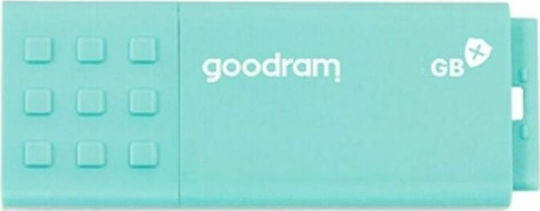 GoodRAM Ume3 64GB USB 3.0 Stick Τιρκουάζ