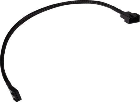 Alphacool Fan Cable 4-pin To 4-pin Extension 30cm Black 18674