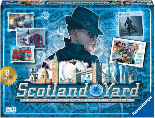 Επιτραπέζιο Παιχνίδι Scotland Yard ´24 για 2-6 Παίκτες 8+ Ετών 27515 (EN) Ravensburger