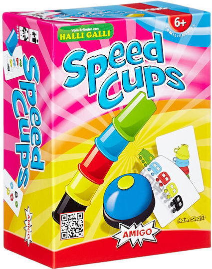 Επιτραπέζιο Παιχνίδι Speed Cups για 2-4 Παίκτες 6+ Ετών 1000-41600005 Amigo