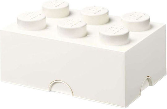 LEGO Πλαστικό Παιδικό Δοχείο Φαγητού Λευκό 40000804