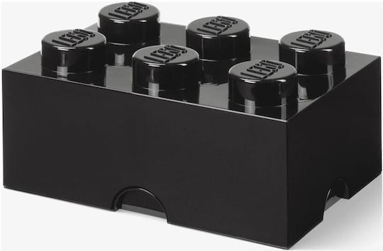 LEGO Πλαστικό Παιδικό Δοχείο Φαγητού Μαύρο 40000803