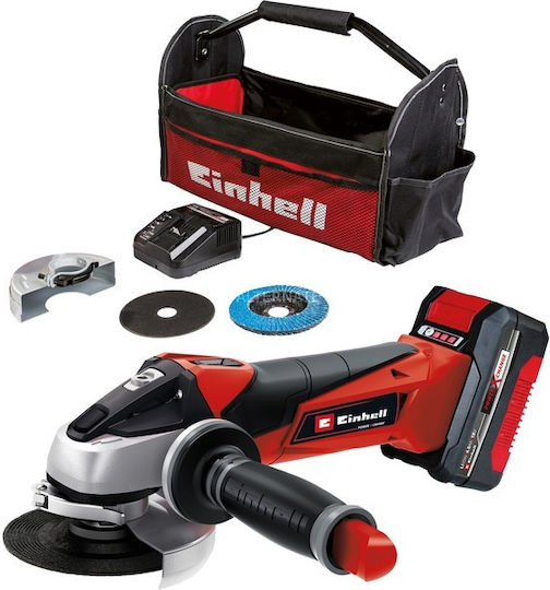 Einhell TE-AG 18/115 Li Τροχός 115mm Μπαταρίας 1x4Ah