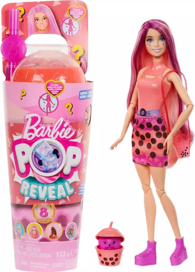 Barbie Pop Reveal Bubble Tea Pink - Ροφήμα Μάνγκο Κούκλα Pop Reveal Bubble Tea Pink - Ροφήμα Μάνγκο για 3+ Ετών 26εκ. HTJ22