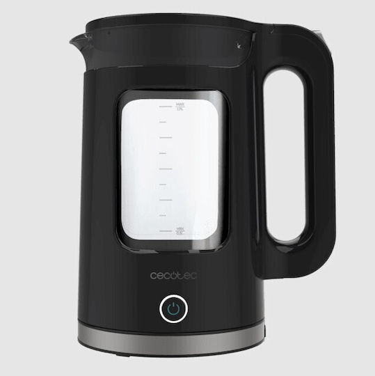 Cecotec Thermosense 330 Glassy Βραστήρας 1.7lt 2200W Μαύρος