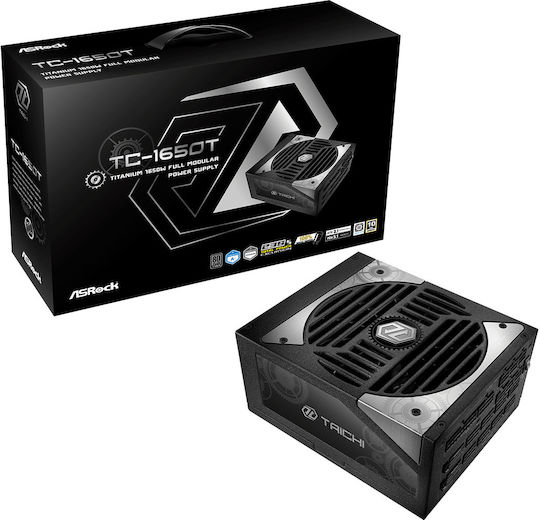 ASRock Taichi TC-1650T 1650W Μαύρο Τροφοδοτικό Υπολογιστή Full Modular 80 Plus Titanium