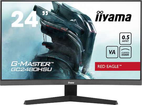 Iiyama G-MASTER GC2480HSU-B1 VA Curved Monitor 23.6" FHD 1920x1080 180Hz