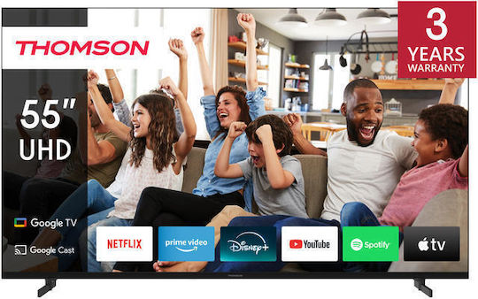 Thomson Smart Τηλεόραση 55" 4K UHD LED 55UG4S14 HDR (2024)