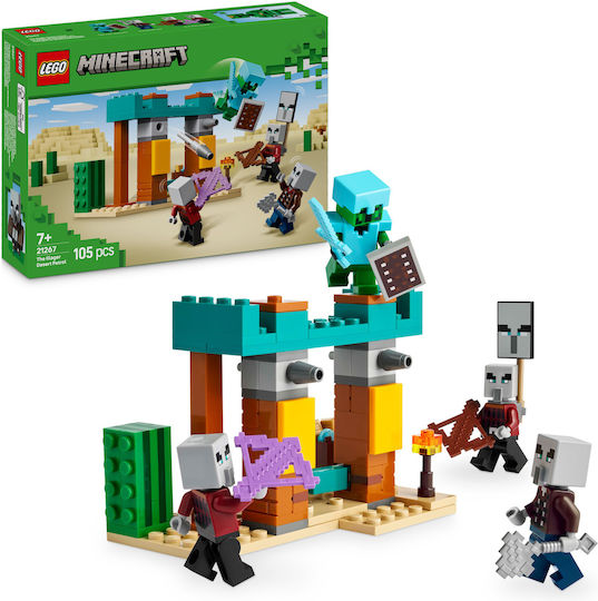 LEGO Minecraft The Illager Desert Patrol για 7+ Ετών 105τμχ 21267