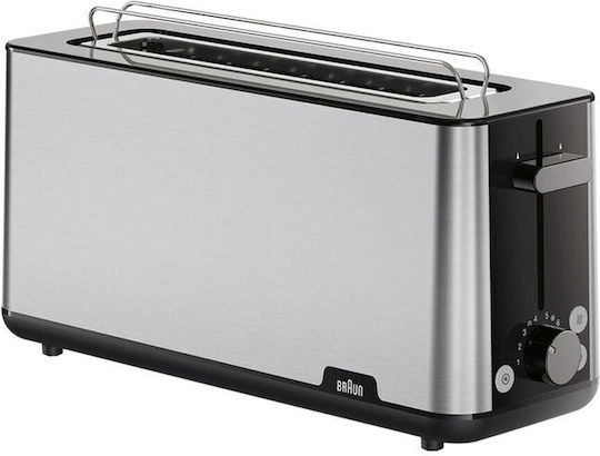 Braun Toaster HT1610BK Φρυγανιέρα 2 Θέσεων 1030W Inox