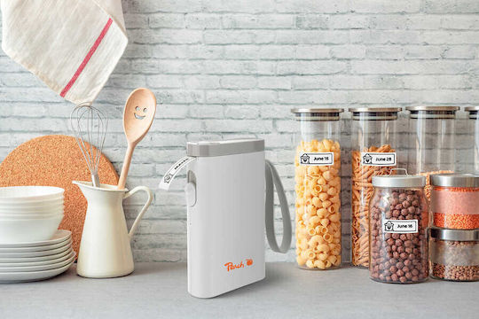 Peach Φορητός Εκτυπωτής Ετικετών Απευθείας Μεταφοράς Bluetooth PE110-w