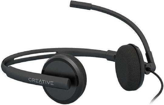 Creative HS-230 On Ear Multimedia Ακουστικά με μικρόφωνο και σύνδεση 3.5mm Jack / USB-A