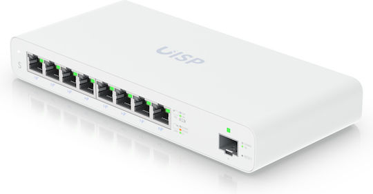 Ubiquiti UISP Managed L2 Switch με 8 Θύρες Gigabit (1Gbps) Ethernet και 1 SFP Θύρα