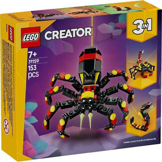 LEGO Creator Wild Animals: Surprising Spider για 7+ Ετών 153τμχ 31159