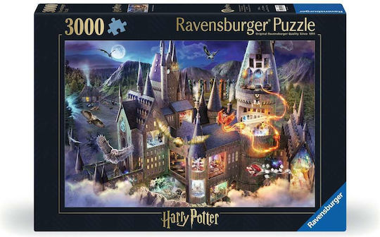 View Of Hogwarts Castle Puzzle 2D 3000pcs