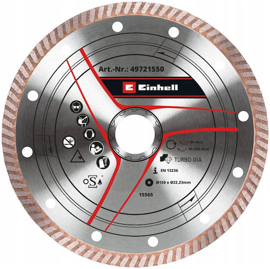 Einhell Δίσκος Κοπής 150mm 49721550