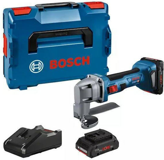 Bosch Λαμαρινοψάλιδο Μπαταρίας GSC 18V-16 E 48V 2x4Ah