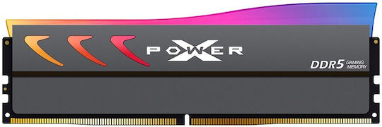 Silicon Power Storm RGB DDR5 με Module 1x32GB και Ταχύτητα 6000 για Desktop SP032GXLWU60BFSK