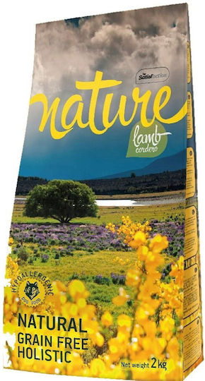 Nature 2kg Ξηρά Τροφή χωρίς Σιτηρά για Ενήλικους Σκύλους με Αρνί