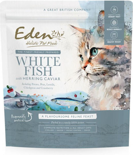 Eden Ξηρά Τροφή Γάτας με Ψάρια / Ρέγγα 1.5kg