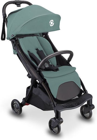 Globber Lite Ρυθμιζόμενο Καρότσι Μωρού Kατάλληλο για Nεογέννητο Teal-Grey 925-105