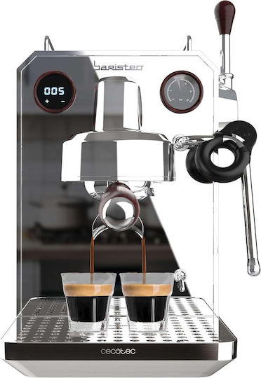 Cecotec Baristeo Intima Μηχανή Espresso 1850W Πίεσης 15bar Καφέ
