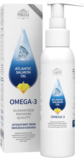 Pokusa Atlantic Λάδι Σολομού Σκύλου και Γάτας 100ml για Ενίσχυση Οργανισμού