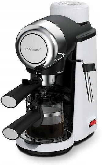 Maestro Μηχανή Espresso 800W Πίεσης 3.5bar Καφέ MR-410